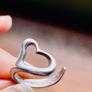 Tiffany ring open heart